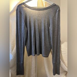 Aerie low back ribbed Long Sleeve Women's Top